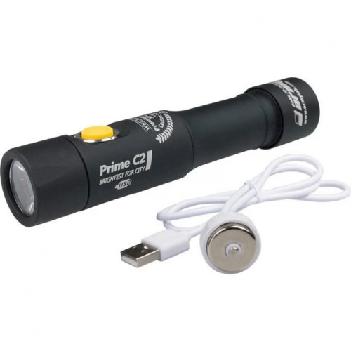 Фонарь ARMYTEK PRIME C2 XP-L MAGNET USB + 18650 LI-ION F01103SW