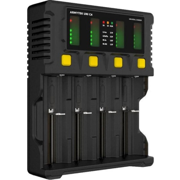Универсальное зарядное устройство ARMYTEK UNI C4 A04501C